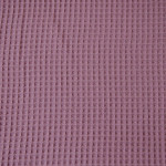 Pique gaufré - vieux rose