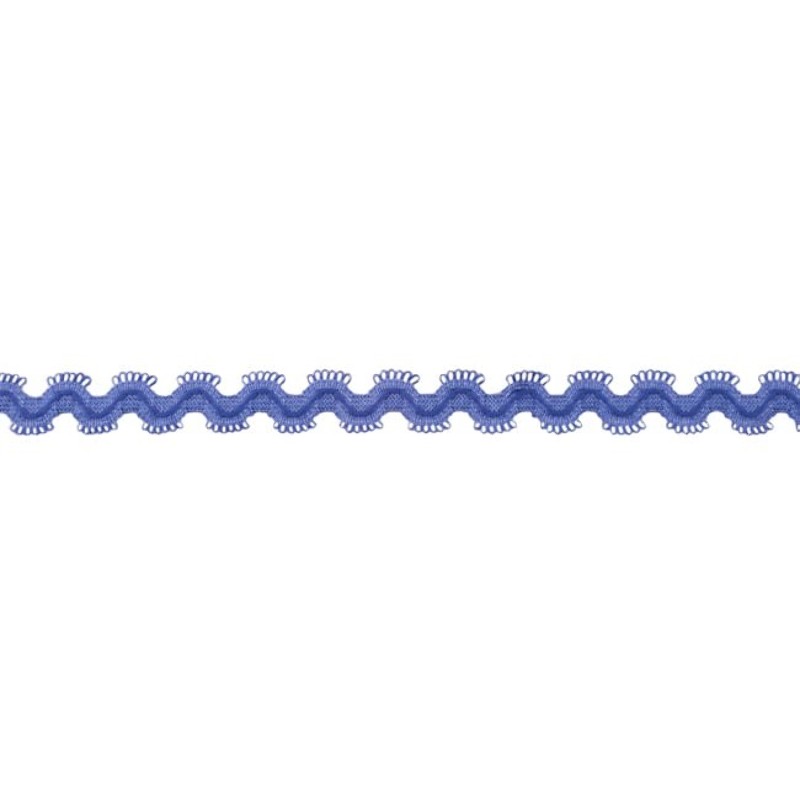 Rick rack élastique cobalt