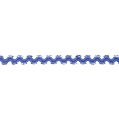 Elastic rick rack cobalt