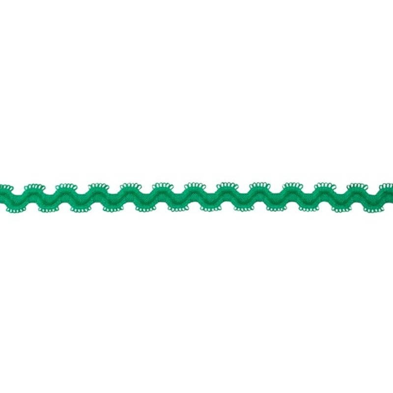 Rickrack élastique vert pomme