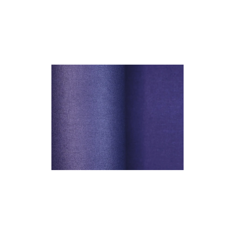 tissu enduite acrylique - uni bleu nuit