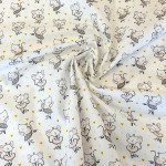 Acrylic oilcloth - white mouse