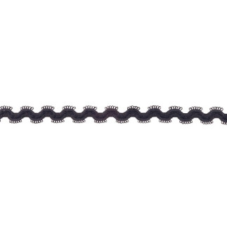 Elastic rick rack dark blue