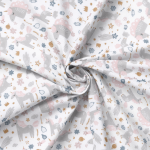 Oilcloth acryl - Gisella Unicorn white