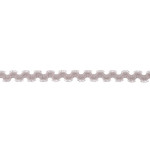 Elastic rick rack light grey