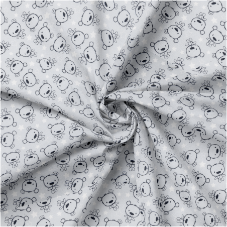 Acrylic oilcloth - Etienne Bär light blue