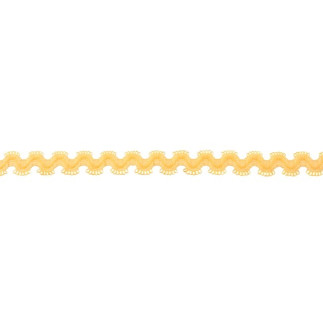 Elastic rick rack yellow
