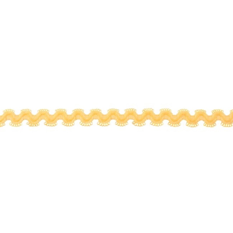 Elastic rick rack yellow