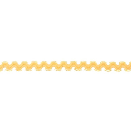 Elastic rick rack yellow