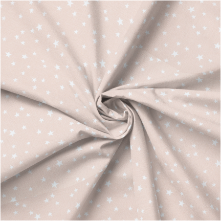 Acrylic oilcloth - star mix powder pink