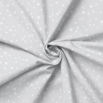 Acrylic oilcloth - star mix light grey