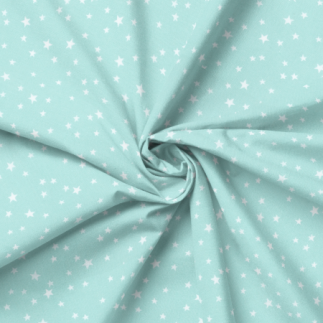 Oilcloth acryl - Star mix aqua