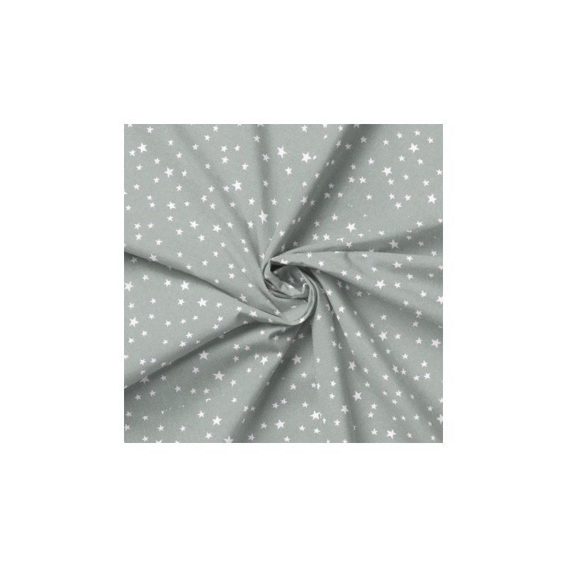 Acrylic oilcloth - star mix smoke mint