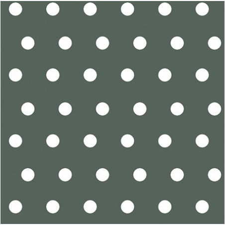 tissu enduite acrylique - Pois kaki
