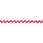 Elastic ric rac pink