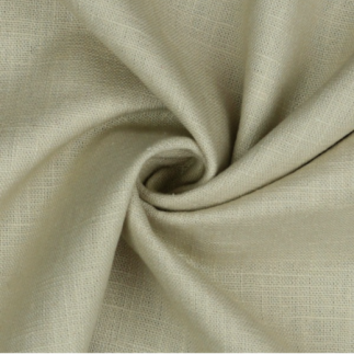 Tissu enduit - Coatet Linen beige clair