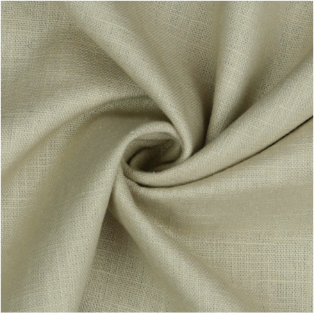 Tissu enduit - Coatet Linen beige clair