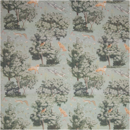 Canvas - Christina Foxy Forest light mint