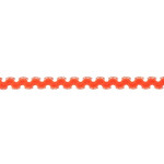 Rick rack élastique orange