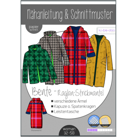 Ki-Ba-Doo Women's Raglan Cardigan Bente