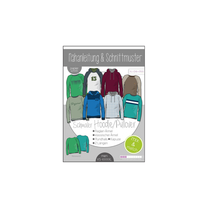 sweat -shirt à capuche Mix & Match pour homme Ki-Ba-Doo