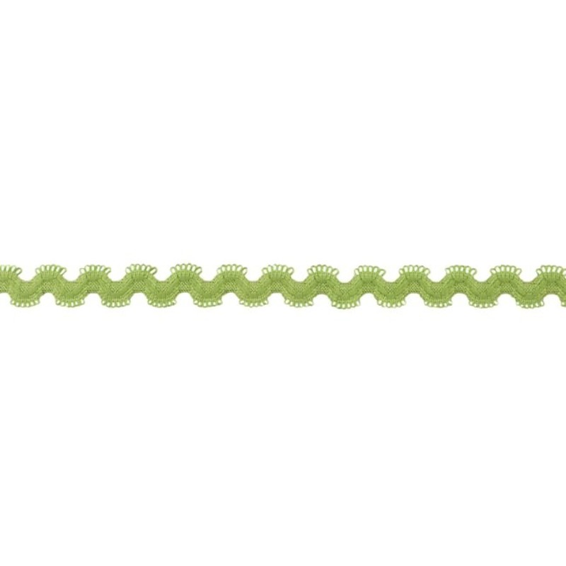 Elastic rickrack lime