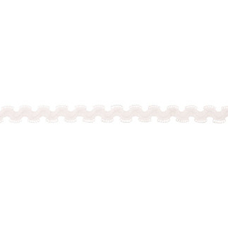 Élastique rickrack blanc cassé