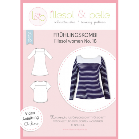 lillesol women No.18 spring combo dress & shirt