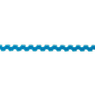 Elastic rickrack turquoise