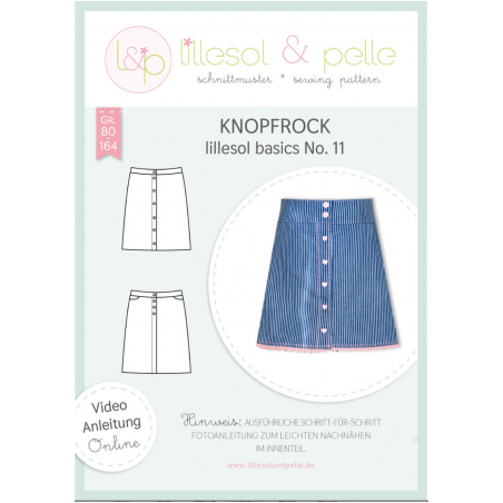 lillesol basics No.11 button skirt