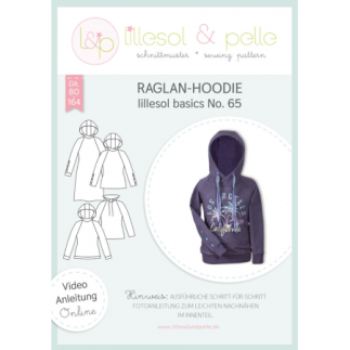 lillesol basics No.65 Raglan-Sweat à capuche