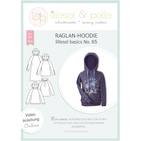 lillesol basics No.65 Raglan-Hoodie