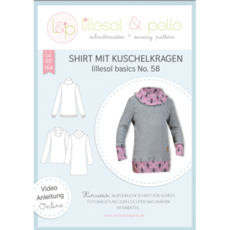 chemise et robe lillesol basics n°58 avec col douillet