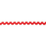 Elastic ric rac red