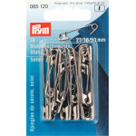 Épingles de sûreté Prym assorties (27/38/50) 18 pièces.