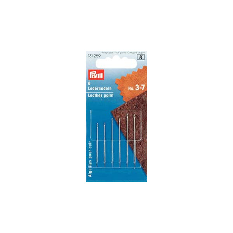 Prym leather needles no. 3-7