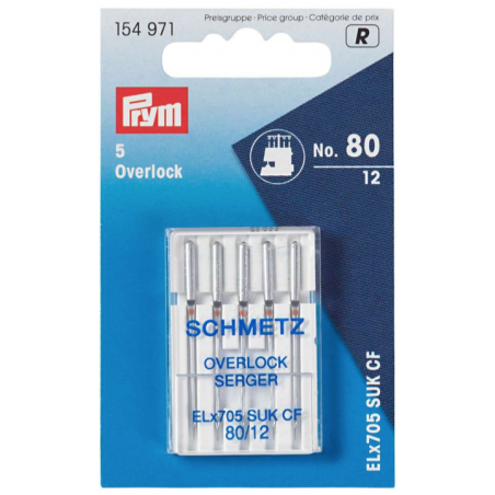 Prym overlock needles no. 80