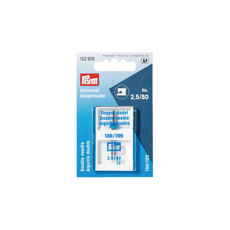 Aiguille double universelle Prym 2,5 mm