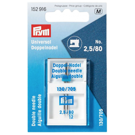 Prym Universal Twin Needle 2.5mm
