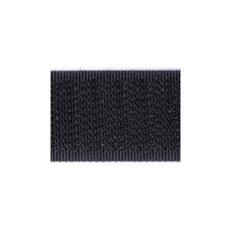 Bande velcro noire, pièce de 2 m