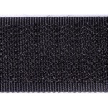 Bande velcro noire, pièce de 2 m