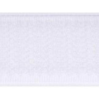 Bande velcro blanche, pièce de 2 m