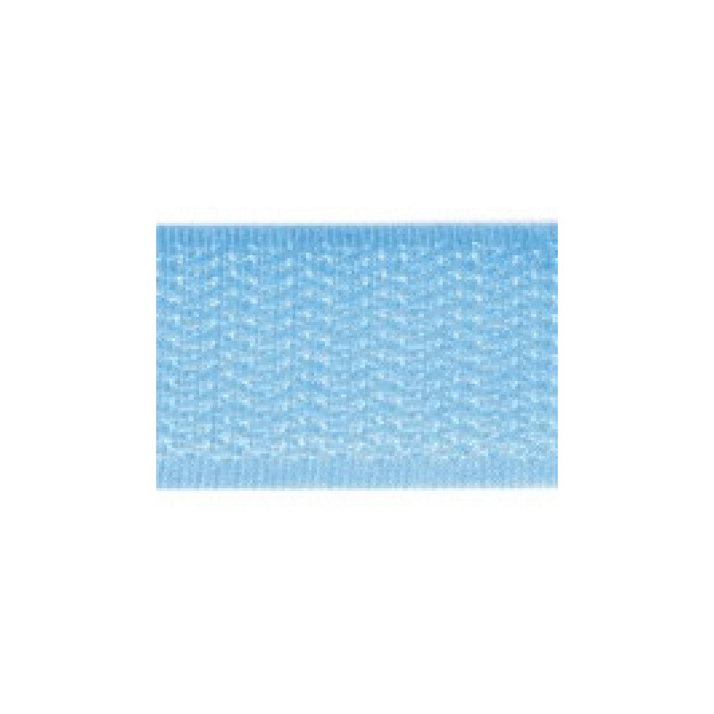 Bande velcro turquoise, pièce de 2 m