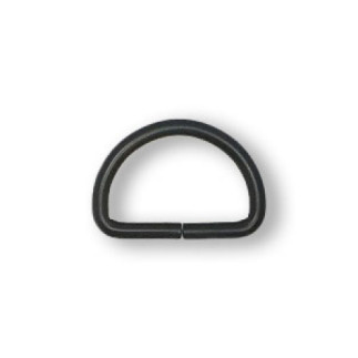 D-Ring 30mm black frosted