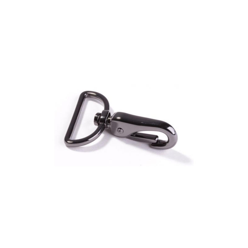 Pocket carabiner 40mm gunmetal