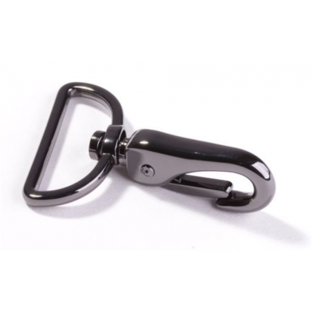 Pocket carabiner 40mm gunmetal