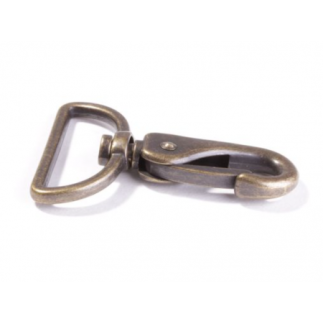 Pocket carabiner 40mm brass