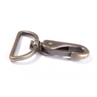 Snap hook 40mm brass