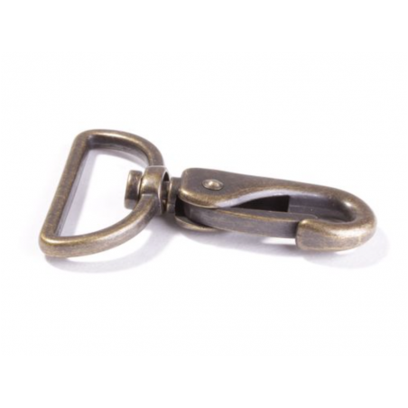 Pocket carabiner 40mm brass