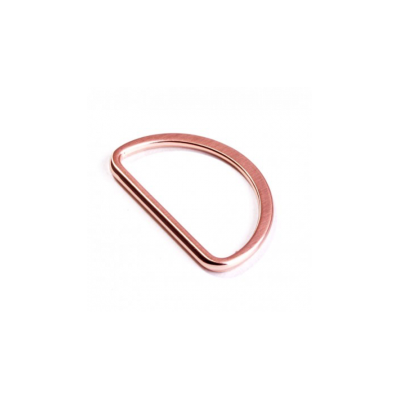 D-Ring 40mm flat copper